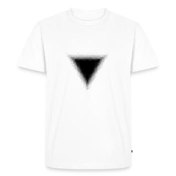Geometric shape - Men's Premium Organic T-Shirt - white - Front - Nico (187cm)