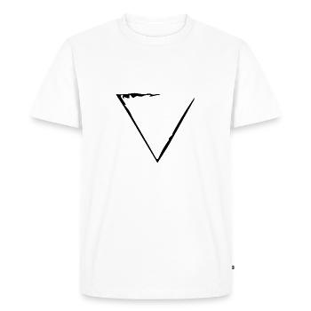 Élément d'eau - T-shirt Premium bio Homme - blanc - Devant - Nico (187cm)