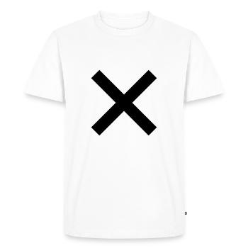Croix - T-shirt Premium bio Homme - blanc - Devant - Nico (187cm)