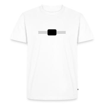Customize it ! / Anpassen / Personnaliser - Men's Premium Organic T-Shirt - white - Front - Nico (187cm)