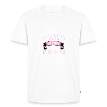 Tai chi chuan cadeau humour - T-shirt Premium bio Homme - blanc - Devant - Nico (187cm)