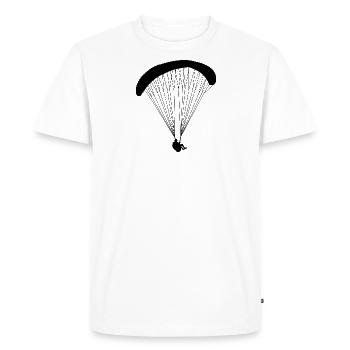 Parapente - T-shirt Premium bio Homme - blanc - Devant - Nico (187cm)