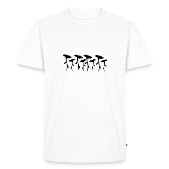 Fleur symbole fleur huit fleurs - T-shirt Premium bio Homme - blanc - Devant - Nico (187cm)