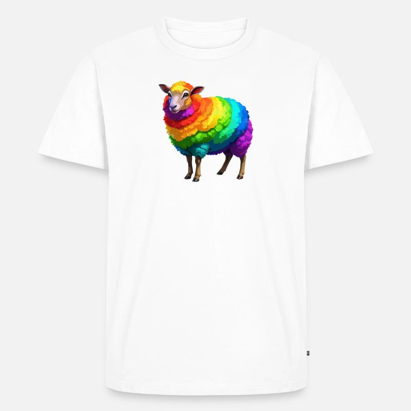 Sheep Pride - Männer Premium Bio T-Shirt - Weiß