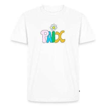 Paix - T-shirt Premium bio Homme - blanc - Devant - Nico (187cm)