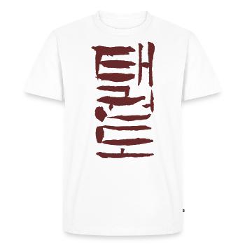 Taekwondo - Korean - Men's Premium Organic T-Shirt - white - Front - Nico (187cm)