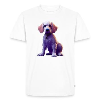 English Setter Dog - English Setter - Men's Premium Organic T-Shirt - white - Front - Nico (187cm)