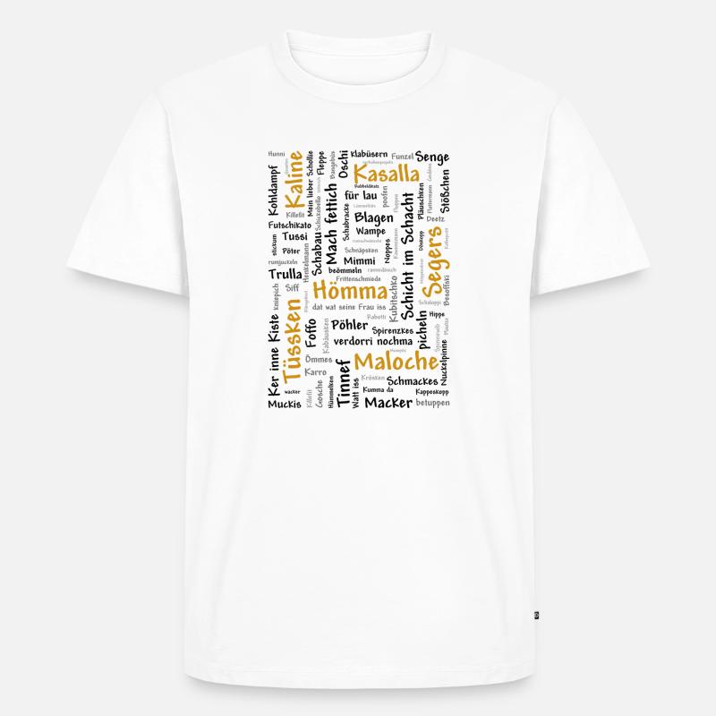 Ruhrpott - Männer Premium Bio T-Shirt - Weiß