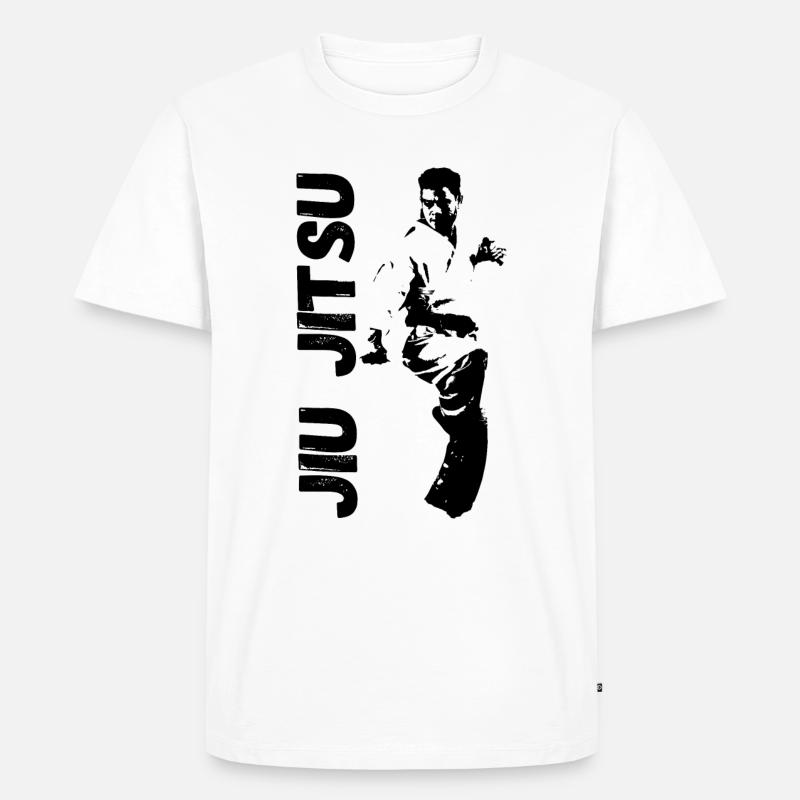 Jiu Jitsu - T-shirt Premium bio Homme - blanc