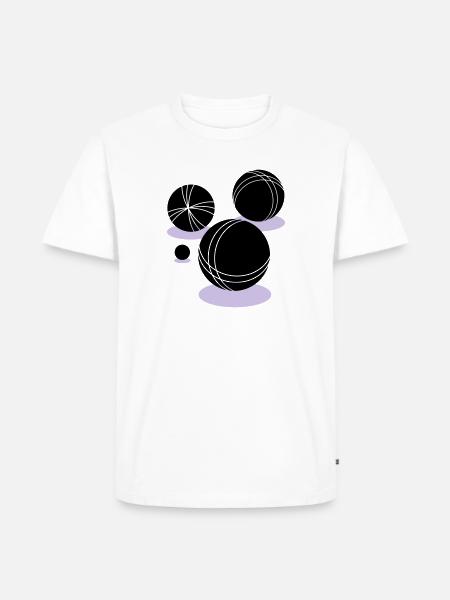 boule - Männer Premium Bio T-Shirt - Weiß