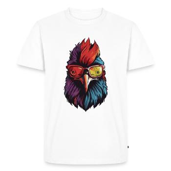 Head Cool - Men's Premium Organic T-Shirt - white - Front - Nico (187cm)