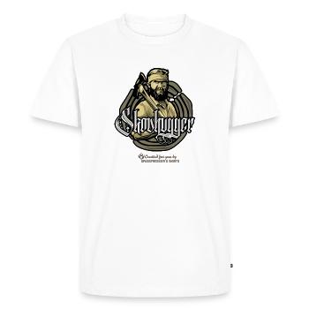 Skovhugger - Men's Premium Organic T-Shirt - white - Front - Nico (187cm)