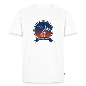 Grimentz Zinal Alpes Suisse leewarddesign - Men's Premium Organic T-Shirt - white - Front - Nico (187cm)