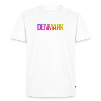 Fierté du Danemark - T-shirt Premium bio Homme - blanc - Devant - Nico (187cm)
