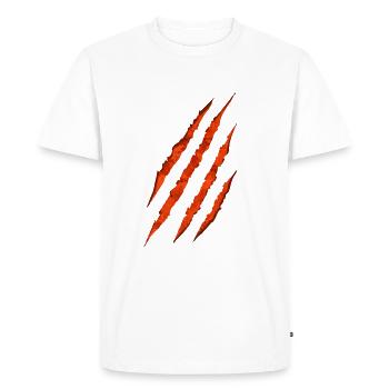 Griffe - T-shirt Premium bio Homme - blanc - Devant - Nico (187cm)