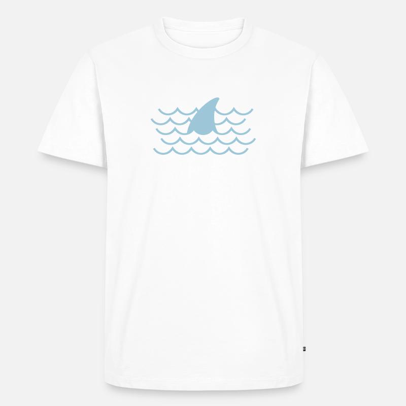 Aileron de requin - T-shirt Premium bio Homme - blanc
