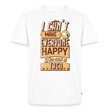 Taco - T-shirt Premium bio Homme - blanc - Devant - Nico (187cm)