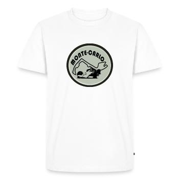 MONTE-CARLO RACING CIRCUIT - Men's Premium Organic T-Shirt - white - Front - Nico (187cm)