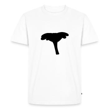 Flower symbol plant shape - Men's Premium Organic T-Shirt - white - Front - Nico (187cm)
