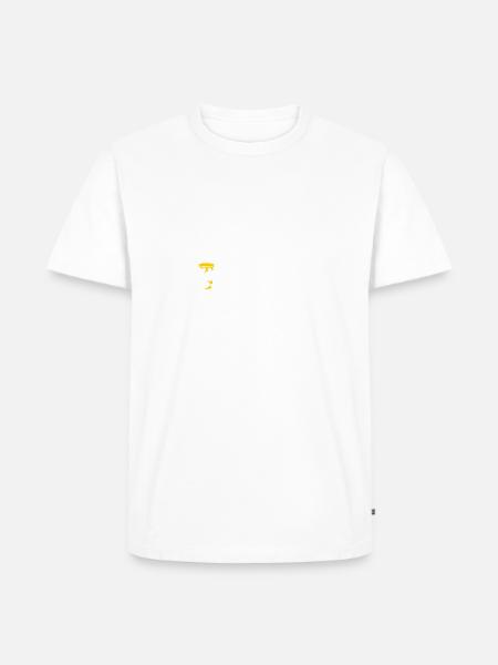 Prost Dubbeglas - Männer Premium Bio T-Shirt - Weiß