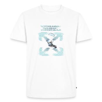 Rêve visuel de kitesurf - T-shirt Premium bio Homme - blanc - Devant - Nico (187cm)