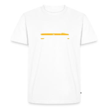  500 Kombi 2c - Men's Premium Organic T-Shirt - white - Front - Nico (187cm)