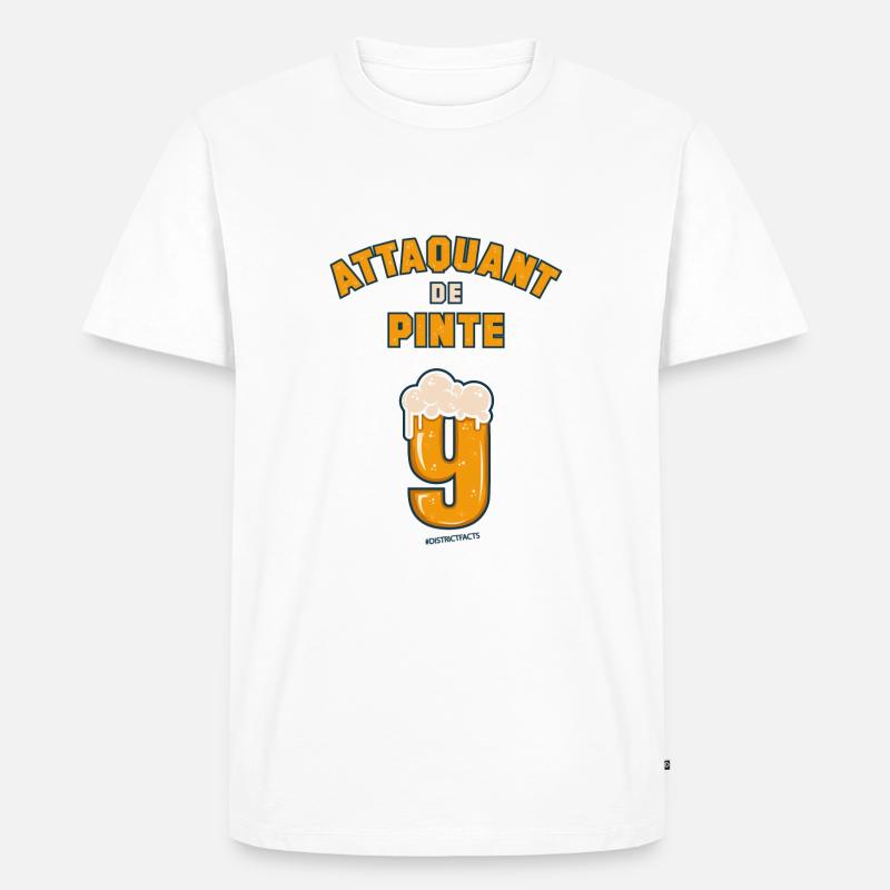 Attaquant de pinte - T-shirt Premium bio Homme - undefined