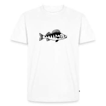 Perche - T-shirt Premium bio Homme - blanc - Devant - Nico (187cm)