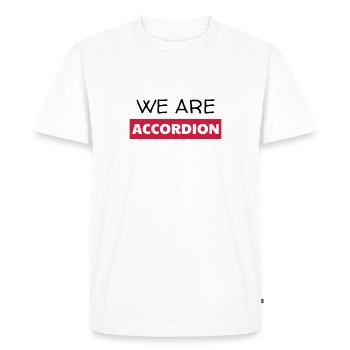 Accordion - Accordionist - Accordéon - Music - Men's Premium Organic T-Shirt - white - Front - Nico (187cm)