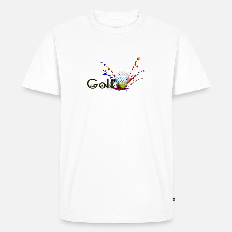 Golf Splash 3 G - T-shirt Premium bio Homme - blanc