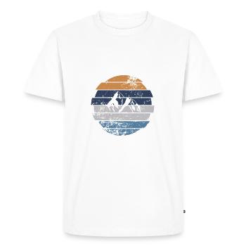 Berg - T-shirt Premium bio Homme - blanc - Devant - Nico (187cm)