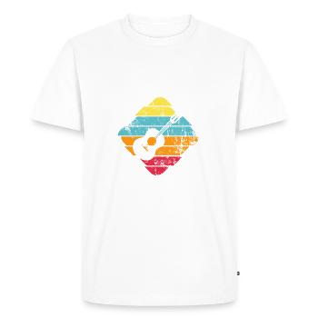 Ukulele - T-shirt Premium bio Homme - blanc - Devant - Nico (187cm)