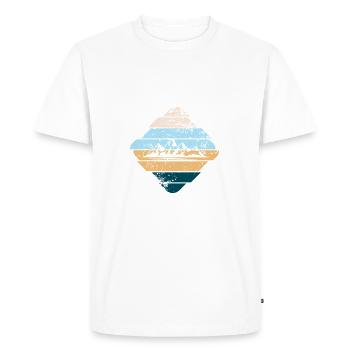 Berg - T-shirt Premium bio Homme - blanc - Devant - Nico (187cm)