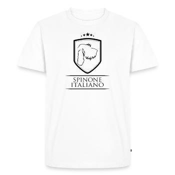ARMES spinone ITALIANO - T-shirt Premium bio Homme - blanc - Devant - Nico (187cm)