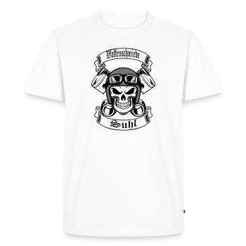 Forgerons d’armes Suhl - T-shirt Premium bio Homme - blanc - Devant - Nico (187cm)
