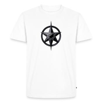 Pentagram Black Black Magic Summoning - Men's Premium Organic T-Shirt - white - Front - Nico (187cm)