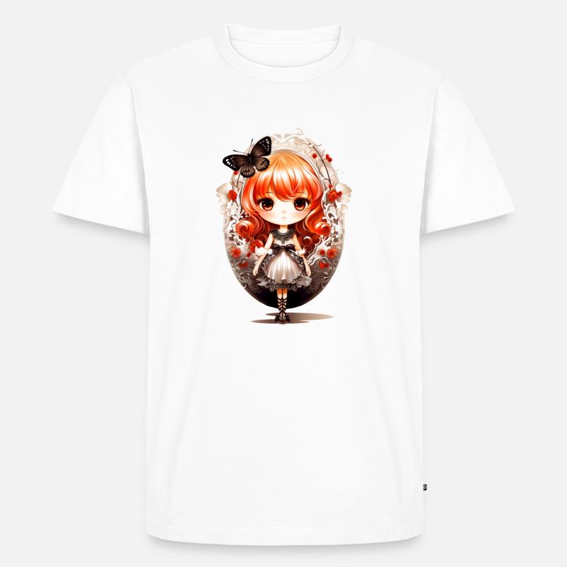 Dollie Easter - Männer Premium Bio T-Shirt - Weiß