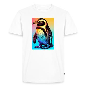 pingouin - T-shirt Premium bio Homme - blanc - Devant - Nico (187cm)