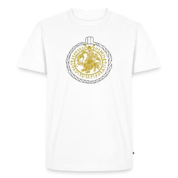 Vadstena Theatre - Men's Premium Organic T-Shirt - white - Front - Nico (187cm)