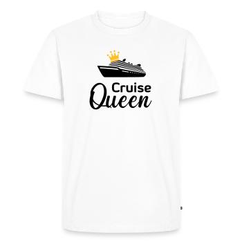 Croisière Queen - T-shirt Premium bio Homme - blanc - Devant - Nico (187cm)