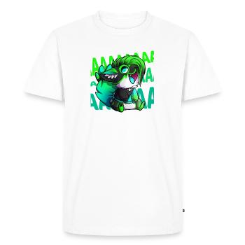 Funny fox - Men's Premium Organic T-Shirt - white - Front - Nico (187cm)