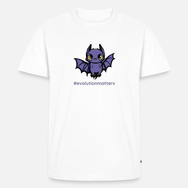 #evolutionmatters - Männer Premium Bio T-Shirt - Weiß