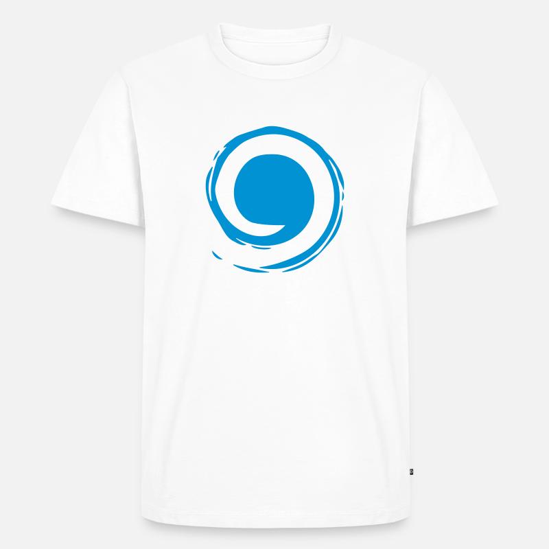 Sonne - sun - Blume - Männer Premium Bio T-Shirt - Weiß