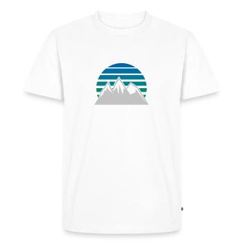 Autoroute blanche 2 - Men's Premium Organic T-Shirt - white - Front - Nico (187cm)
