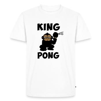 ping pong tennis de table humour drôle - T-shirt Premium bio Homme - blanc - Devant - Nico (187cm)