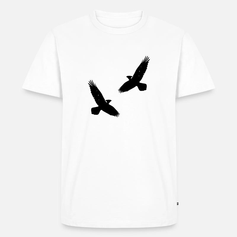 Wikinger - Männer Premium Bio T-Shirt - Weiß