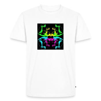 Flash Powerful - T-shirt Premium bio Homme - blanc - Devant - Nico (187cm)