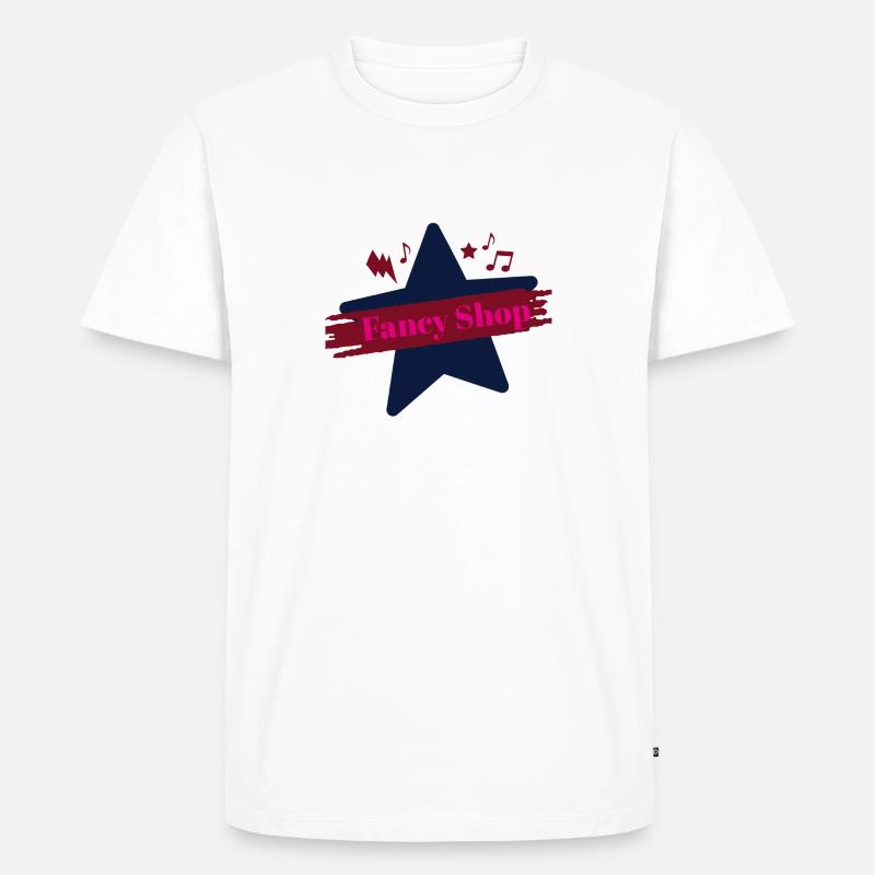 Fancy Shop - Männer Premium Bio T-Shirt - Weiß