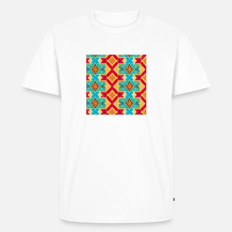 Stoff-Beutel Native-Style - Männer Premium Bio T-Shirt - Weiß