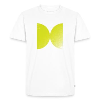 Jaune - T-shirt Premium bio Homme - blanc - Devant - Nico (187cm)
